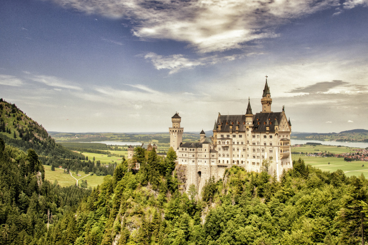 Fondo de pantalla Bavarian Neuschwanstein Castle