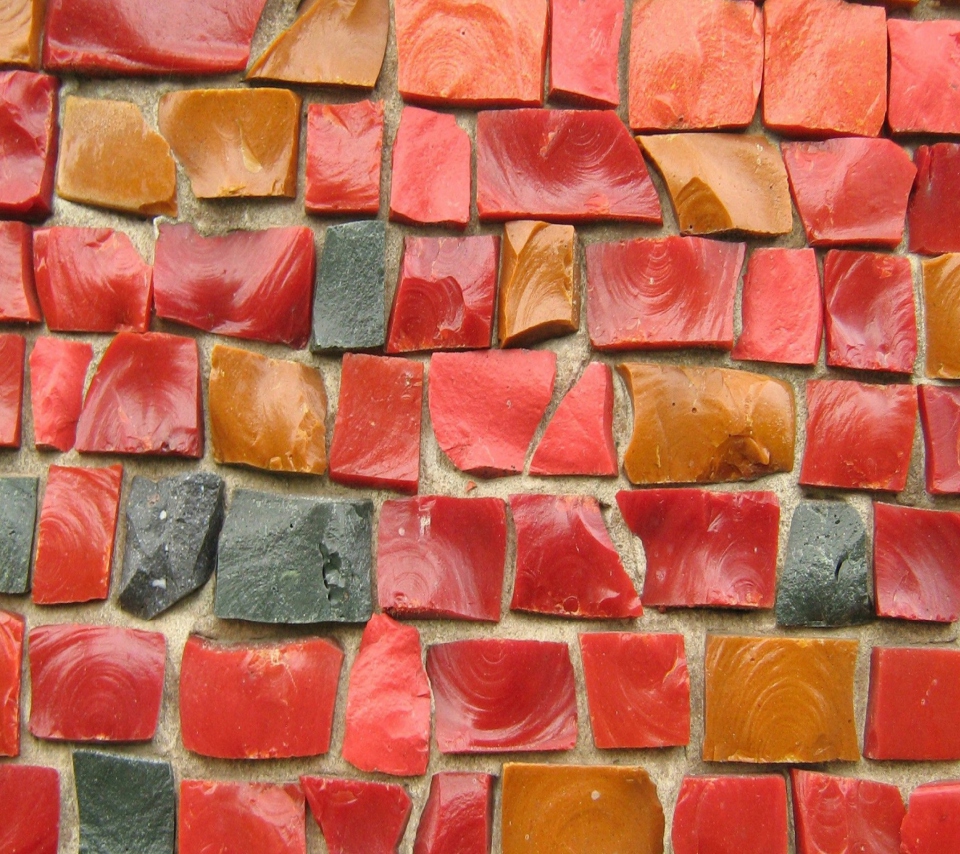 Colorful Bricks wallpaper 960x854