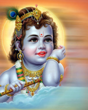 Screenshot №1 pro téma Lord Krishna 176x220