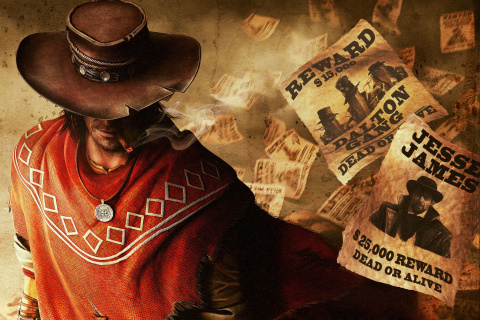 Screenshot №1 pro téma Call of juarez the gunslinger 480x320