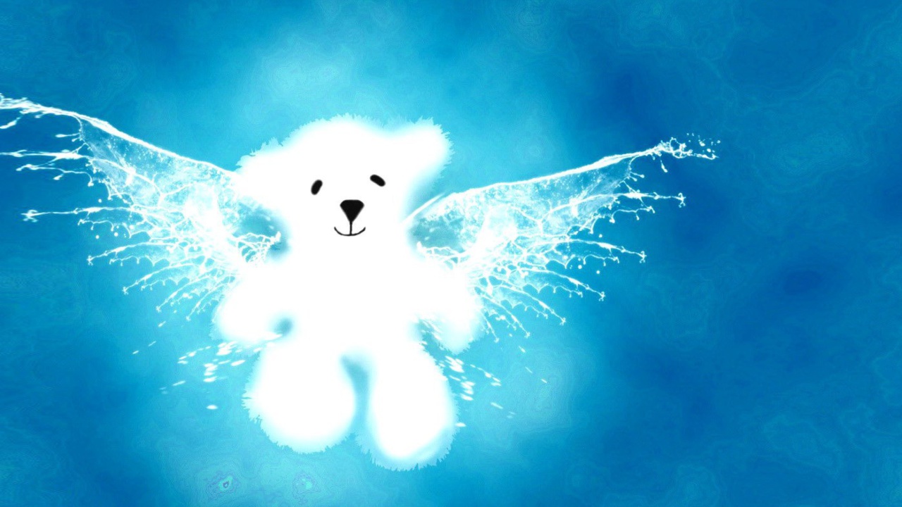 Das Angel Bear Wallpaper 1280x720