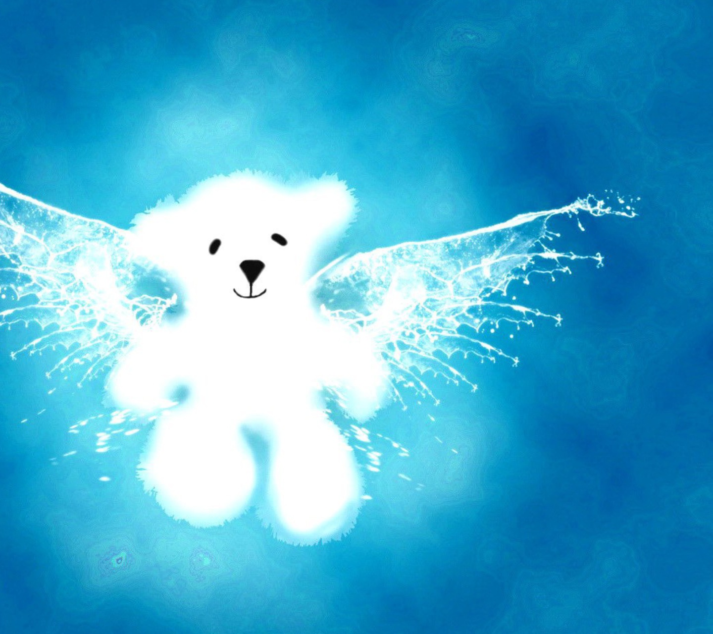 Fondo de pantalla Angel Bear 1440x1280