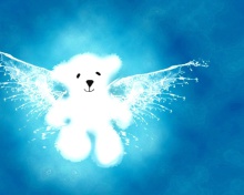 Fondo de pantalla Angel Bear 220x176
