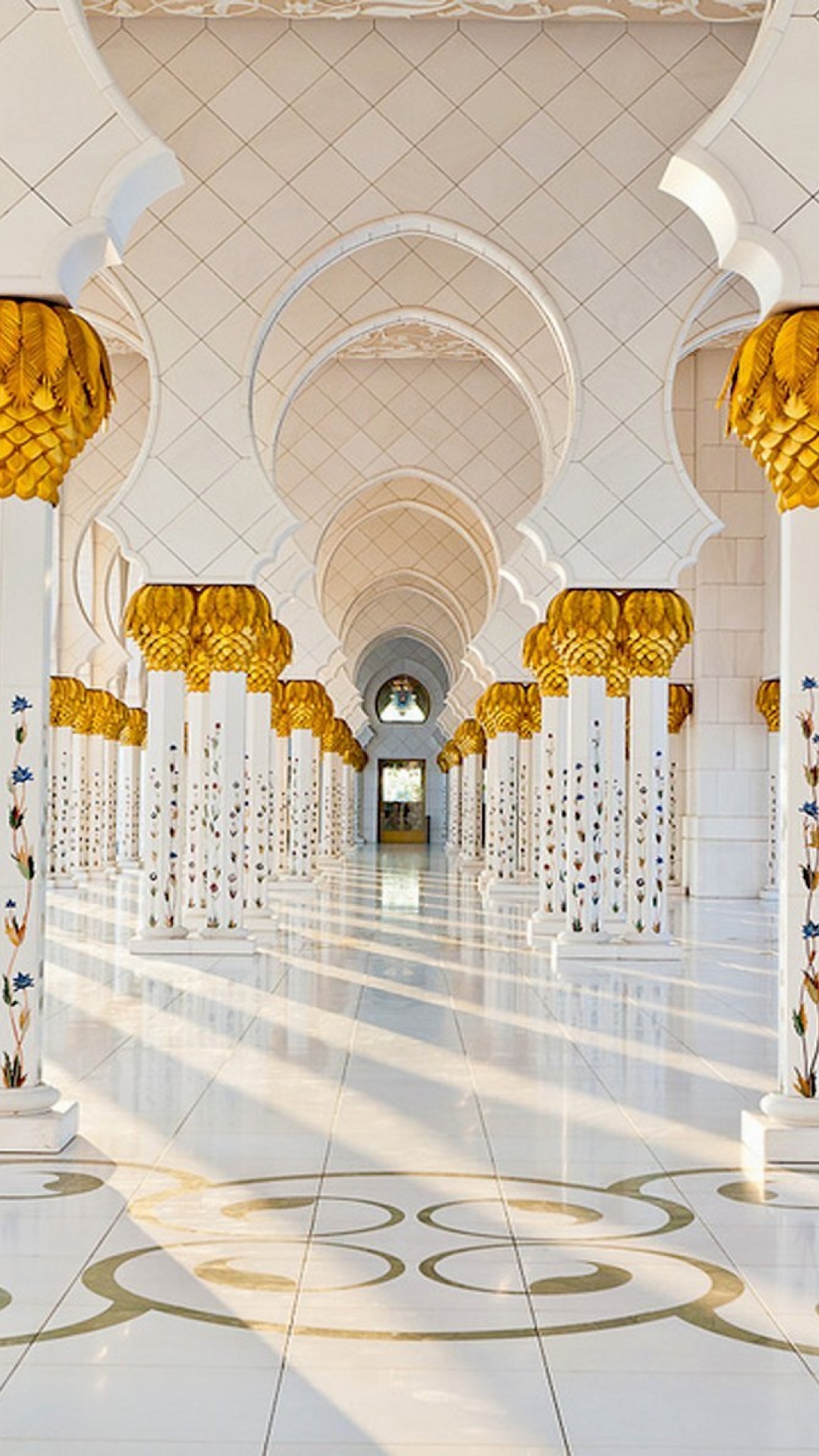 Fondo de pantalla Sheikh Zayed Grand Mosque Abu Dhabi 1080x1920