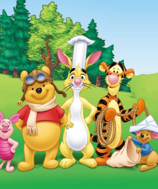 Pooh and Friends - Obrázkek zdarma pro 640x1136