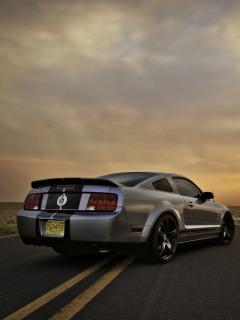 Das Ford Mustang Shelby GT500 Wallpaper 240x320