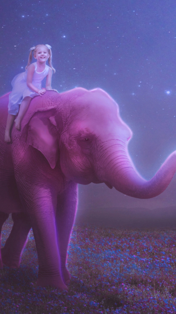 Child And Elephant screenshot #1 360x640