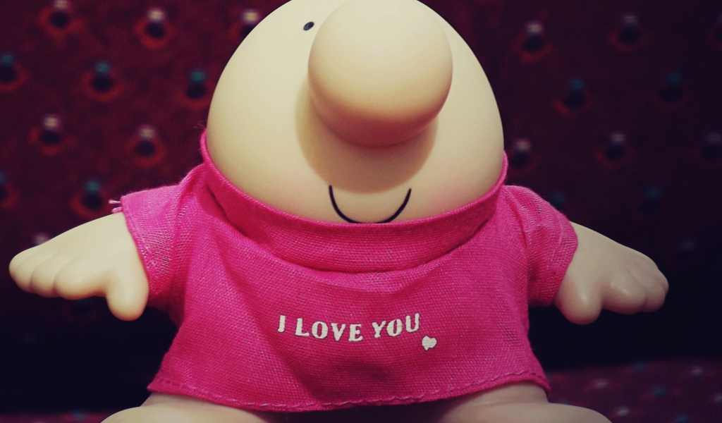 I Love You Toy wallpaper 1024x600