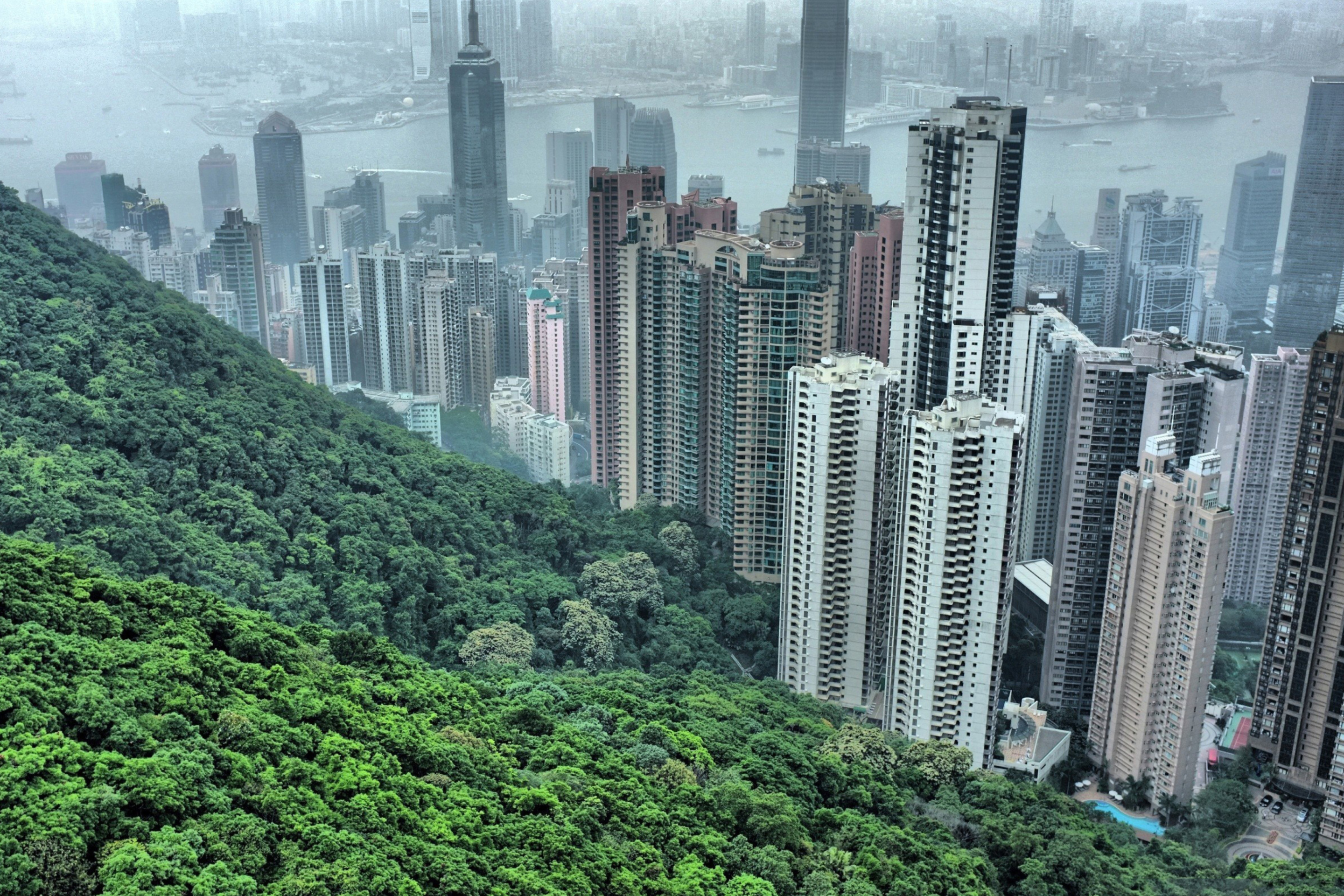 Screenshot №1 pro téma Hong Kong Hills 2880x1920