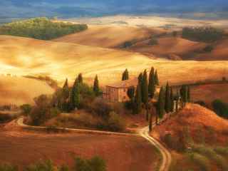 Das Italy, Tuscany Wallpaper 320x240