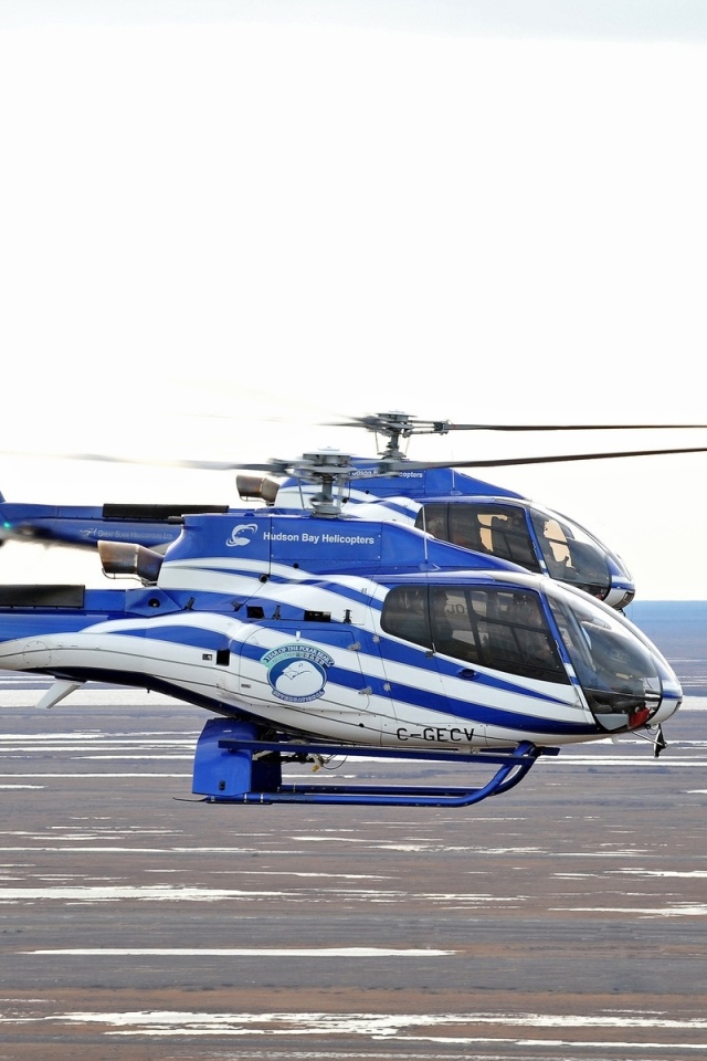 Fondo de pantalla Hudson Bay Helicopters 640x960