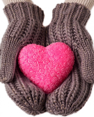 Heart in Gloves - Obrázkek zdarma pro Nokia X3