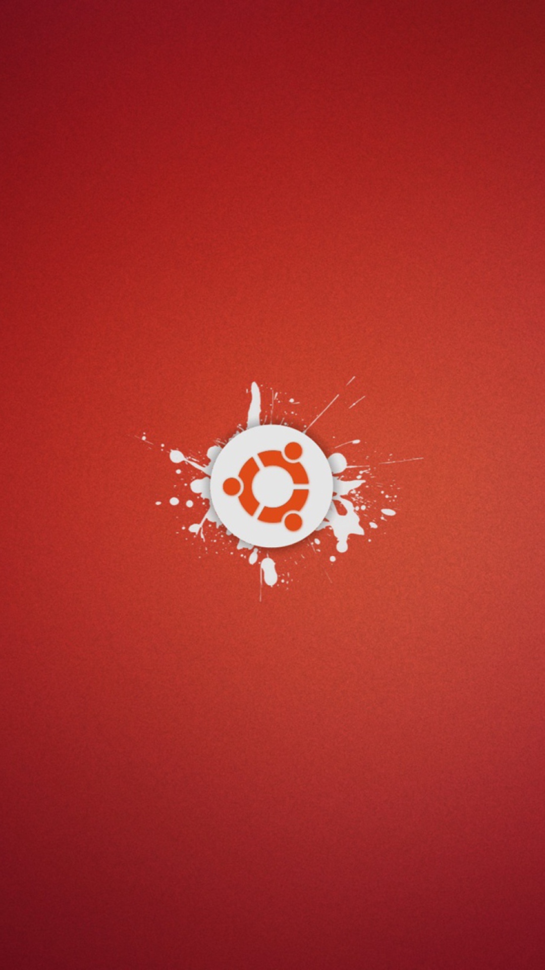 Das Ubuntu Logo Wallpaper 1080x1920