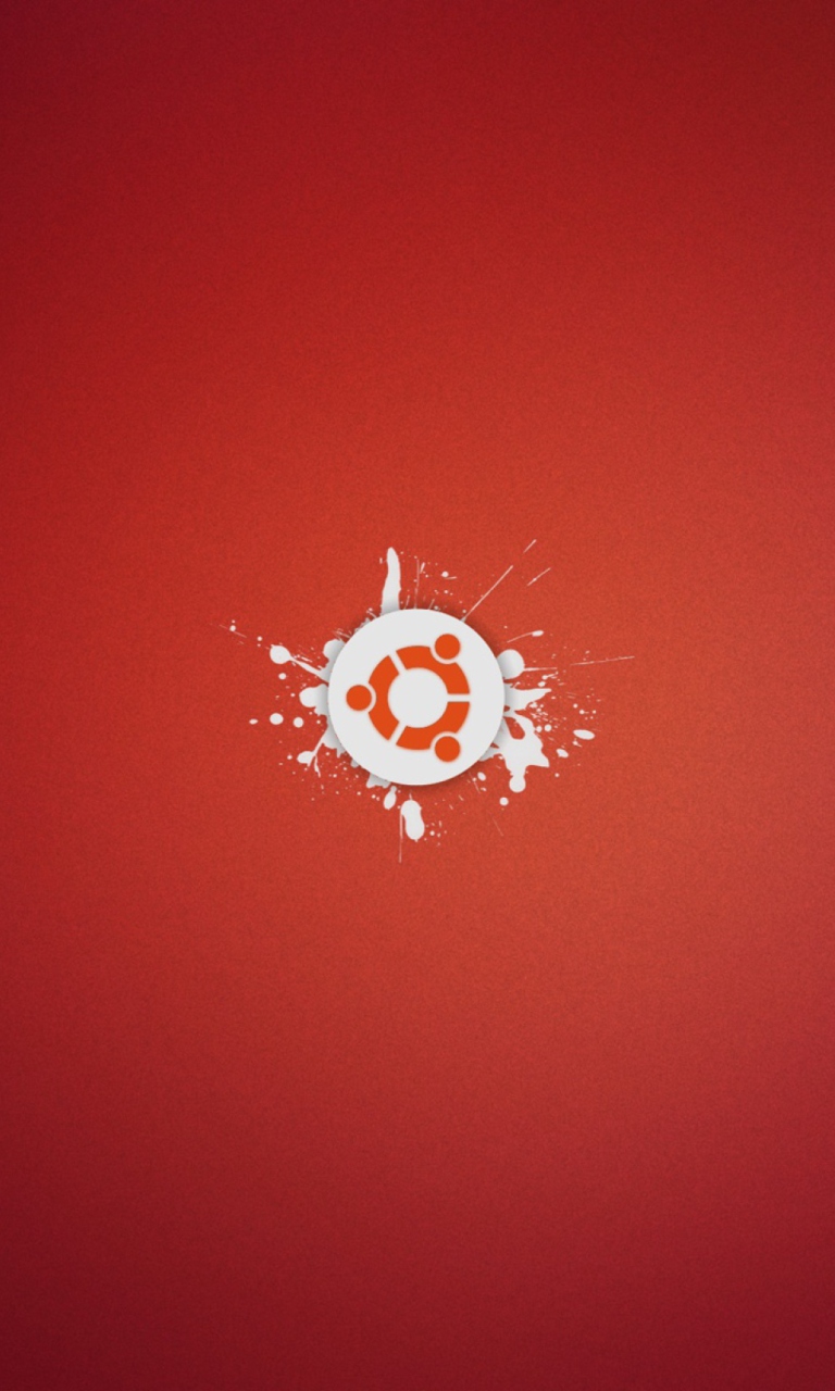 Fondo de pantalla Ubuntu Logo 768x1280