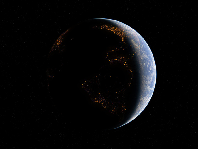 Das Space Atmosphere Wallpaper 640x480