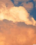 Screenshot №1 pro téma Clouds At Sunset 128x160