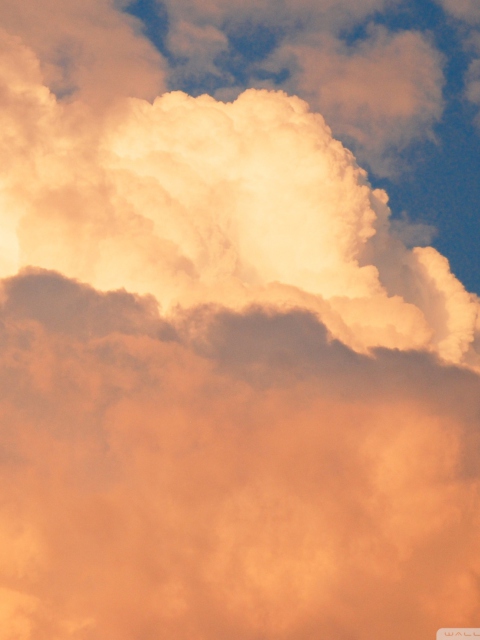 Screenshot №1 pro téma Clouds At Sunset 480x640