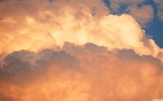 Clouds At Sunset Background for Android, iPhone and iPad