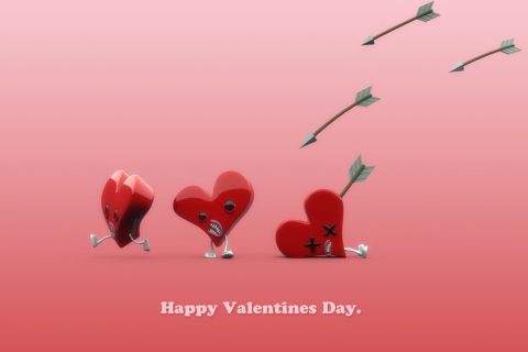 Screenshot №1 pro téma Happy Valentine's Day 480x320