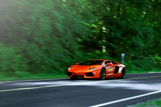 Orange Lamborghini Aventador Lp700-4 - Obrázkek zdarma pro 1680x1050