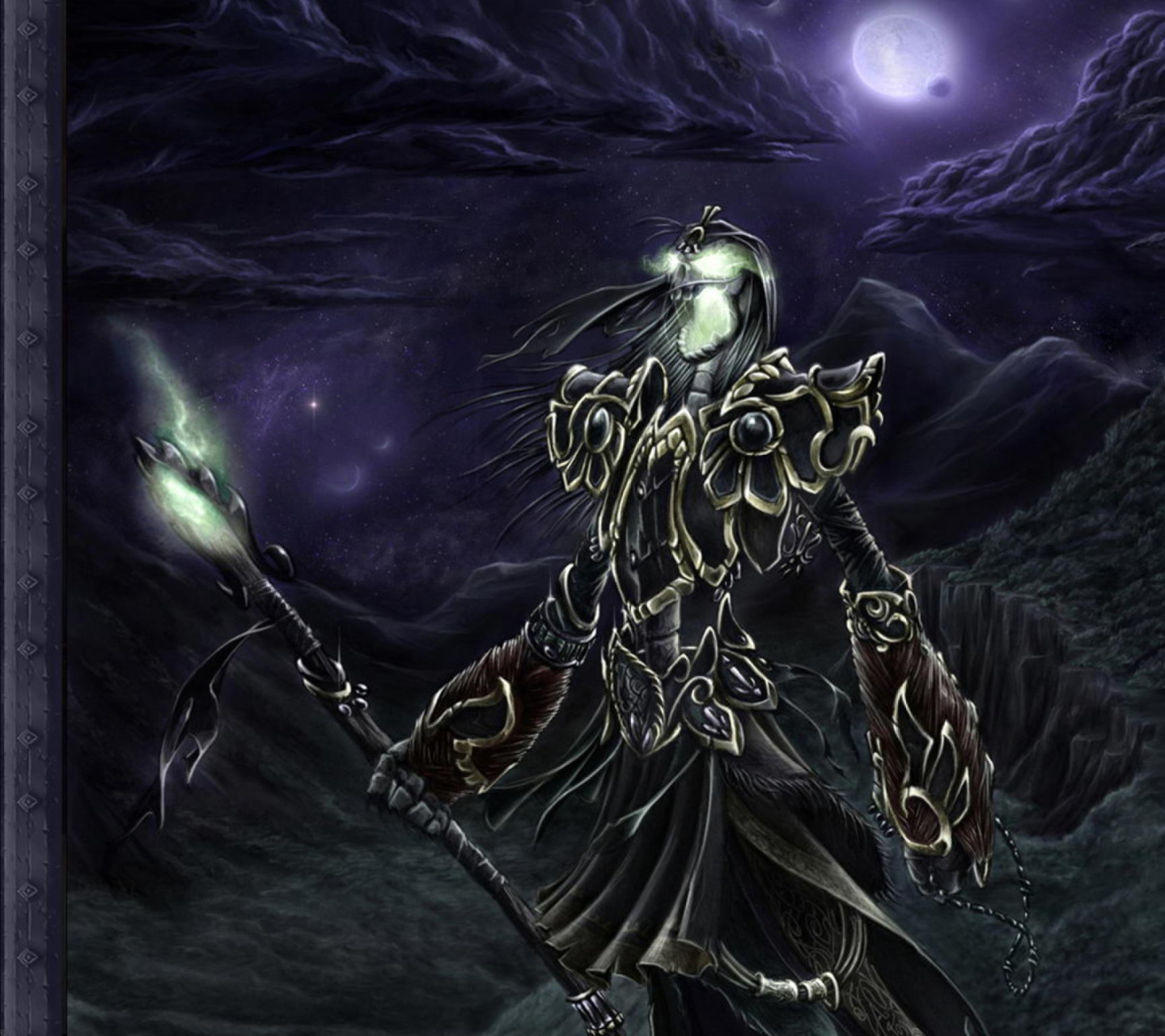 Screenshot №1 pro téma Undead Lich 1440x1280