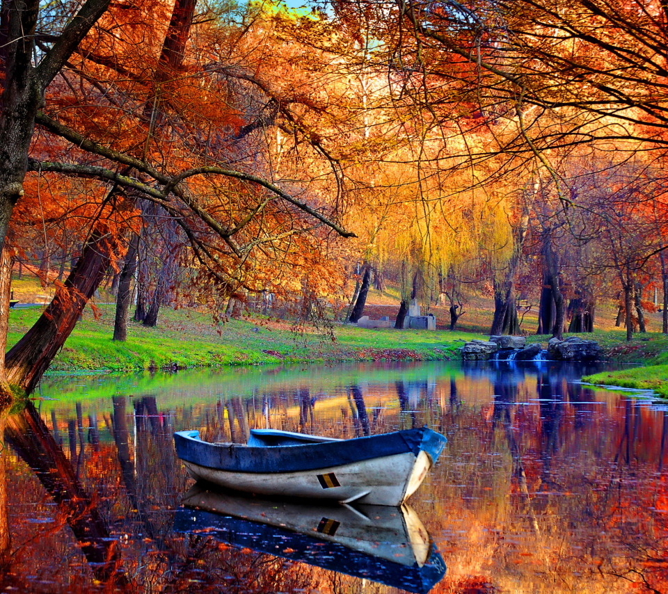 Screenshot №1 pro téma September Autumn River 960x854