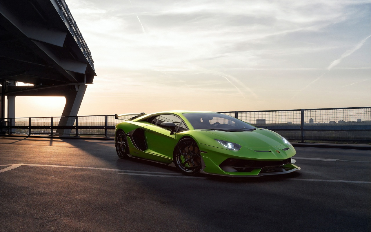 Fondo de pantalla Lamborghini Aventador SVJ 1280x800