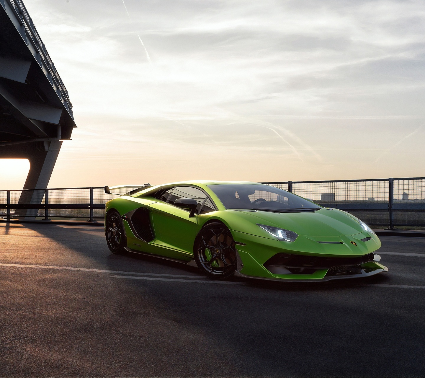 Fondo de pantalla Lamborghini Aventador SVJ 1440x1280