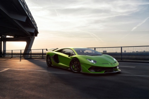 Screenshot №1 pro téma Lamborghini Aventador SVJ 480x320
