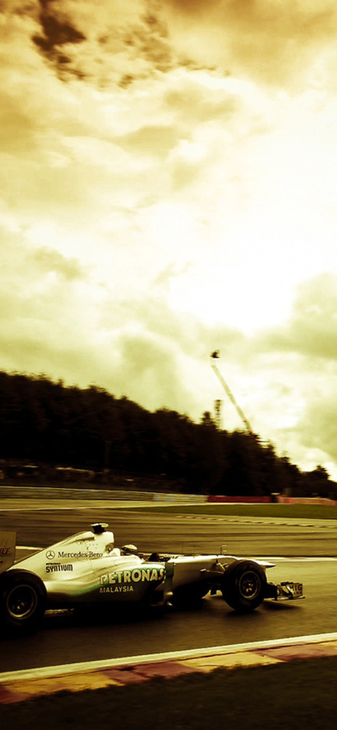 Screenshot №1 pro téma Mercedes GP F1 1170x2532