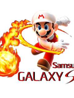 Fondo de pantalla Mario Fire Game 240x320