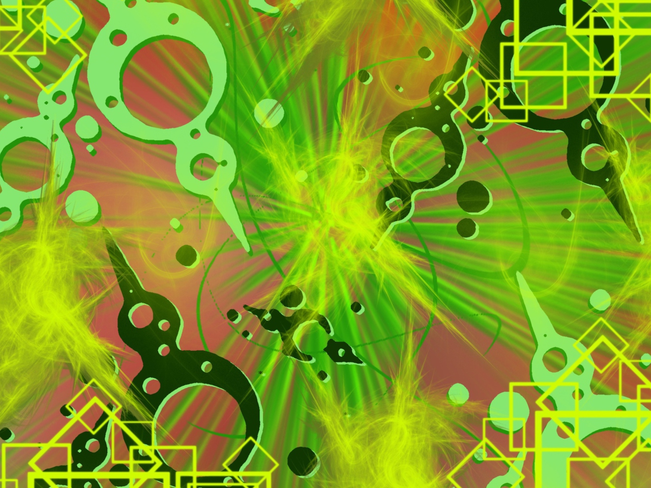 Screenshot №1 pro téma Abstract Green 1280x960