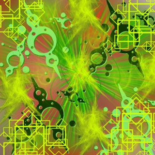 Abstract Green - Obrázkek zdarma pro 2048x2048