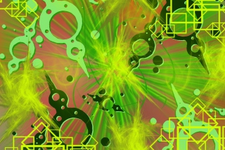 Abstract Green - Obrázkek zdarma pro 640x480