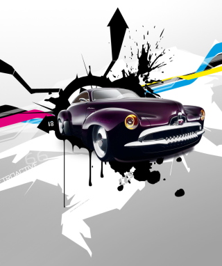 Abstract Car - Obrázkek zdarma pro 640x960