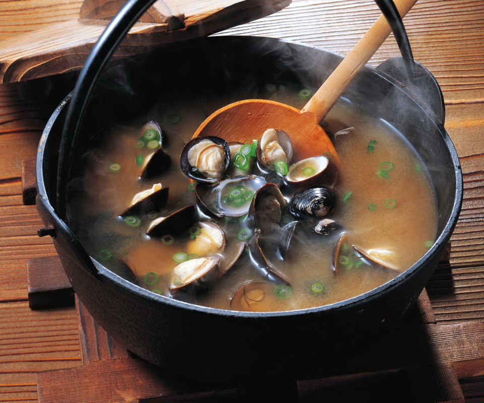 Fondo de pantalla Mussels Soup 960x800