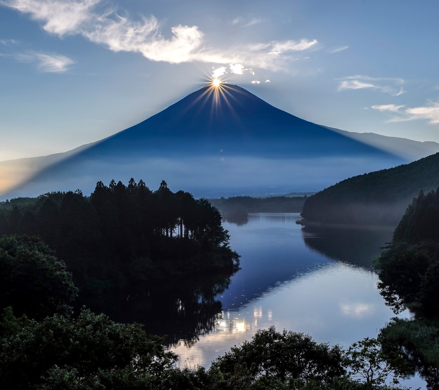 Screenshot №1 pro téma Japan, Volcano Fuji 1440x1280