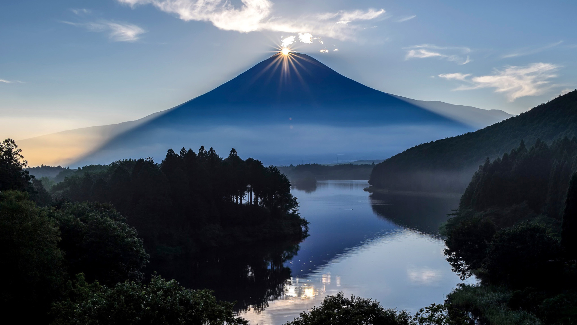 Screenshot №1 pro téma Japan, Volcano Fuji 1920x1080