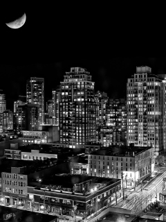Sfondi Night Canadian City 240x320