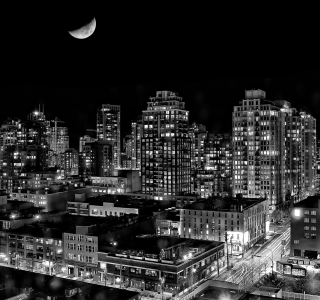 Night Canadian City - Obrázkek zdarma pro 1024x1024
