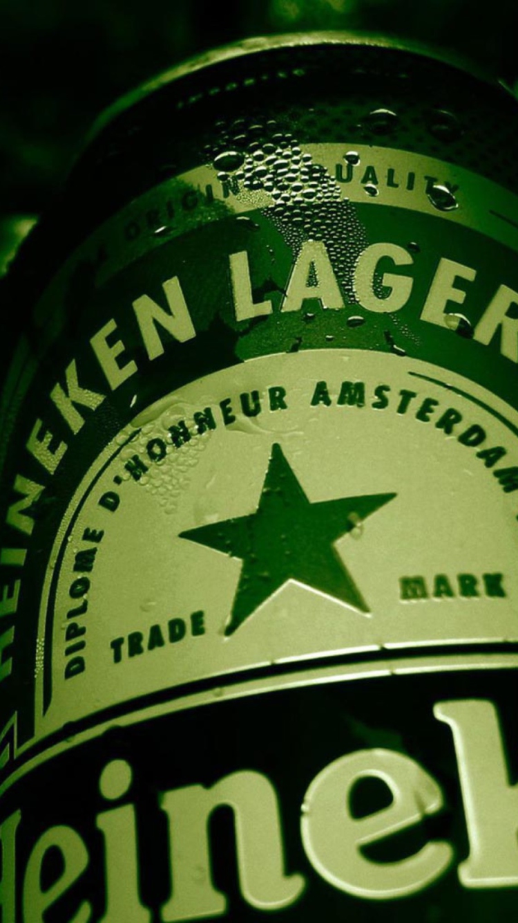 Heineken Lager Beer wallpaper 750x1334