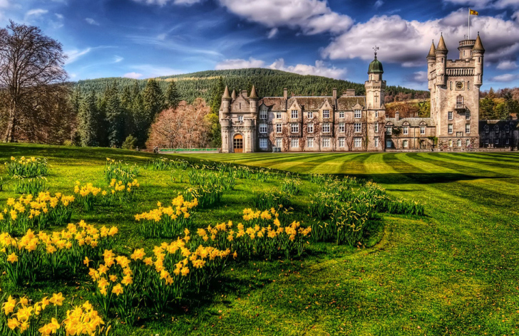 Fondo de pantalla Castle In Green