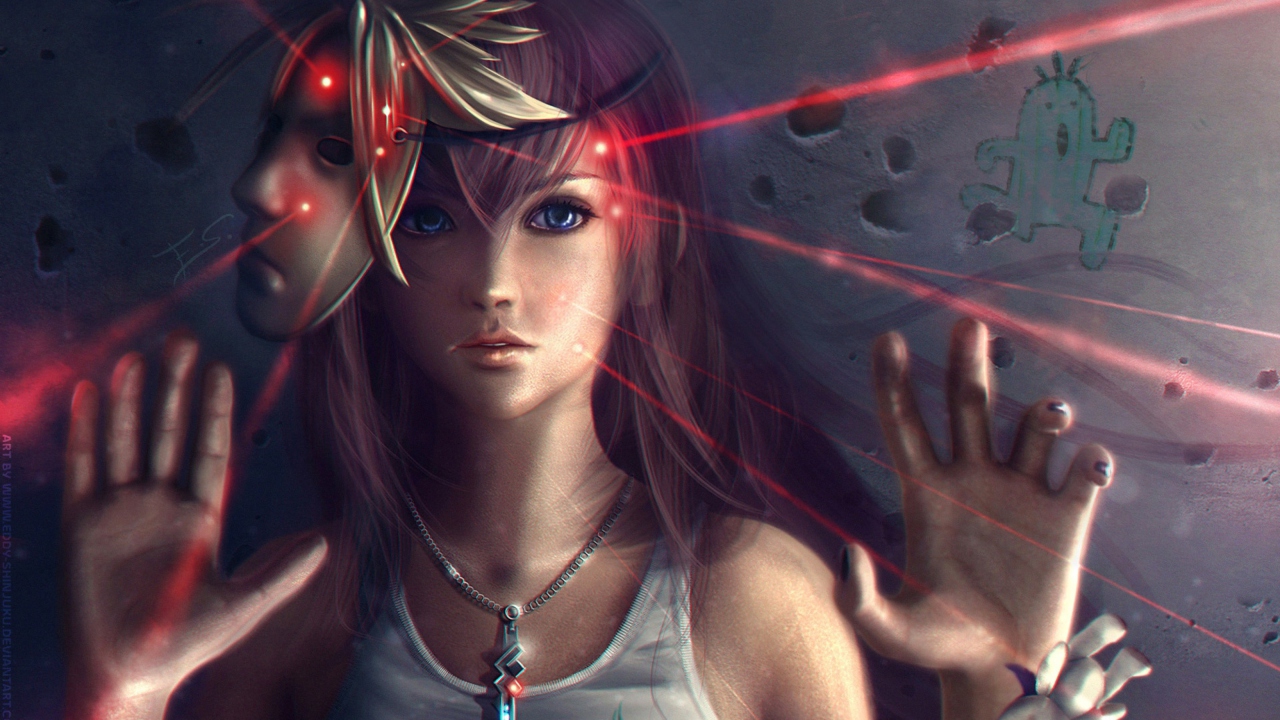 Das Final Fantasy Girl Wallpaper 1280x720