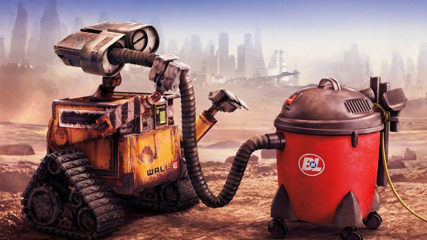 Обои Wall E HD 1366x768