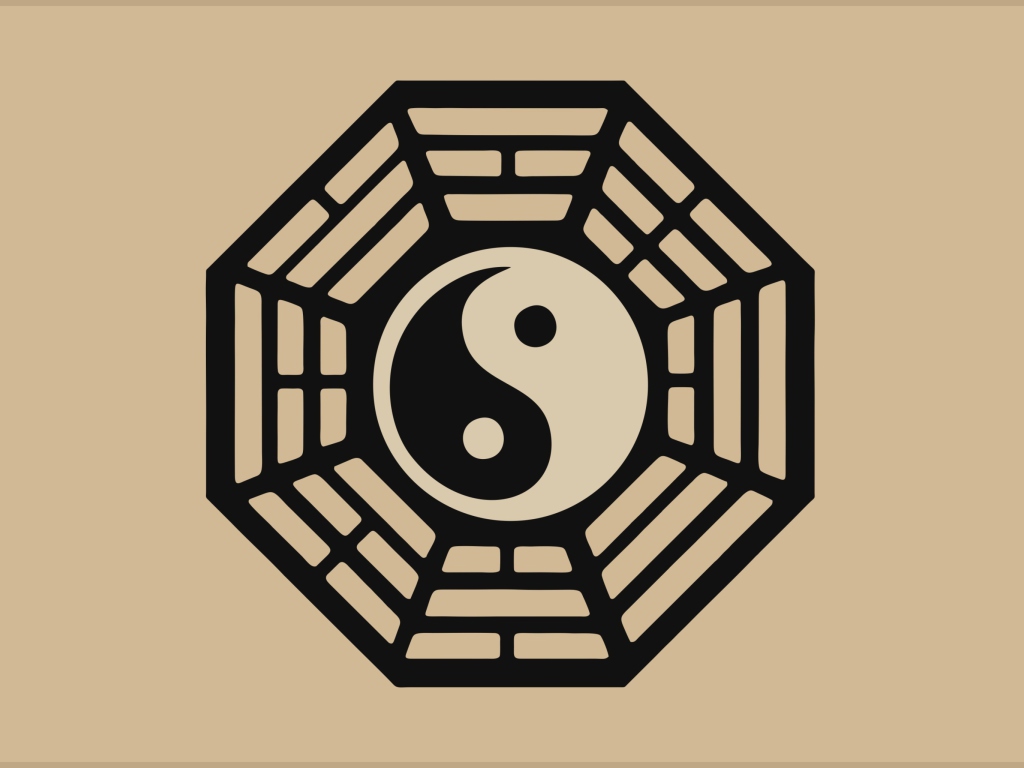 Fondo de pantalla Yin Yang Symbol 1024x768