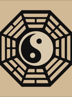 Yin Yang Symbol wallpaper 240x320