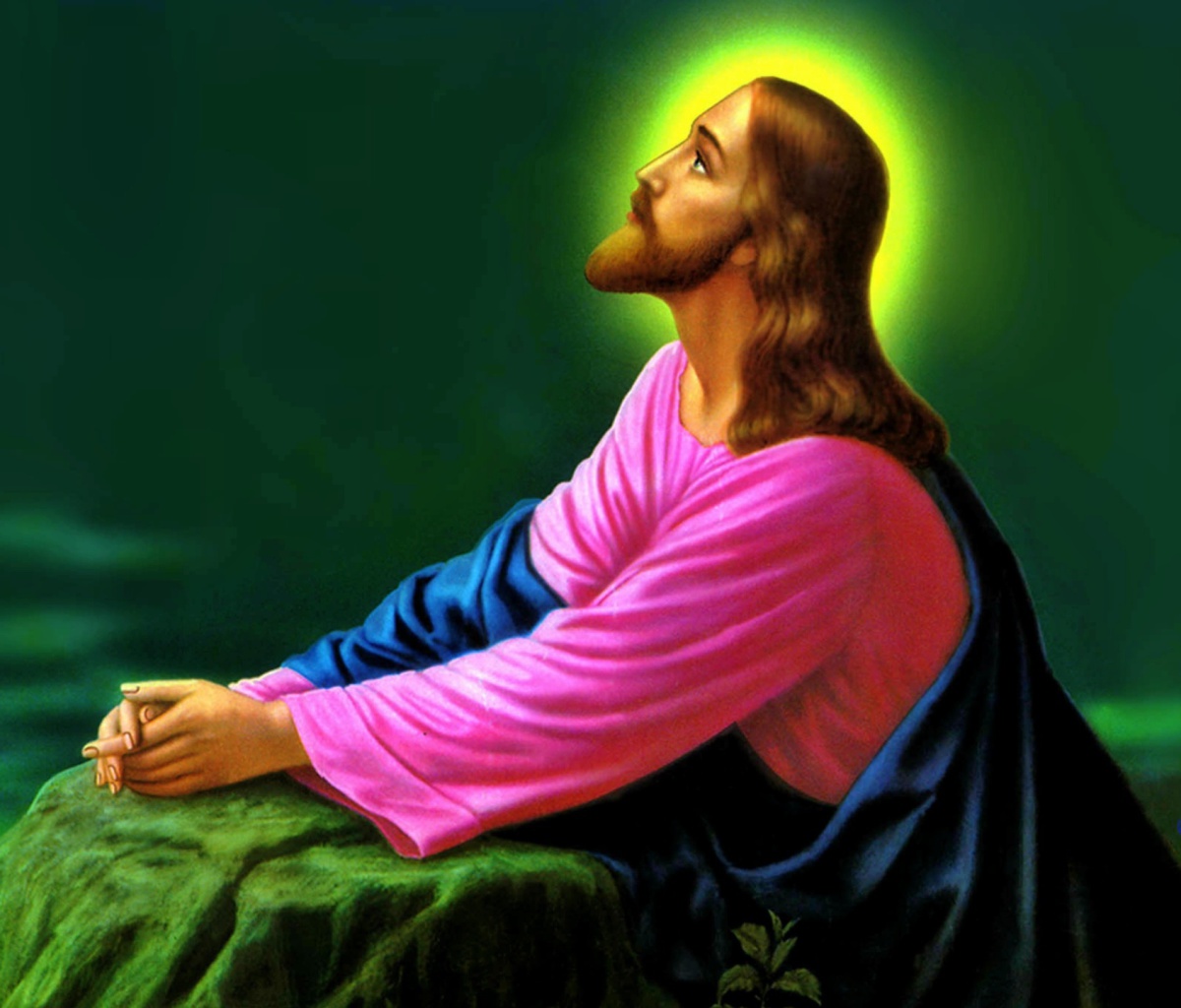 Fondo de pantalla Jesus Prayer 1200x1024