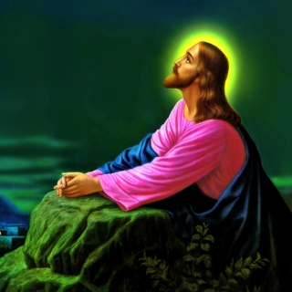 Kostenloses Jesus Prayer Wallpaper für iPad
