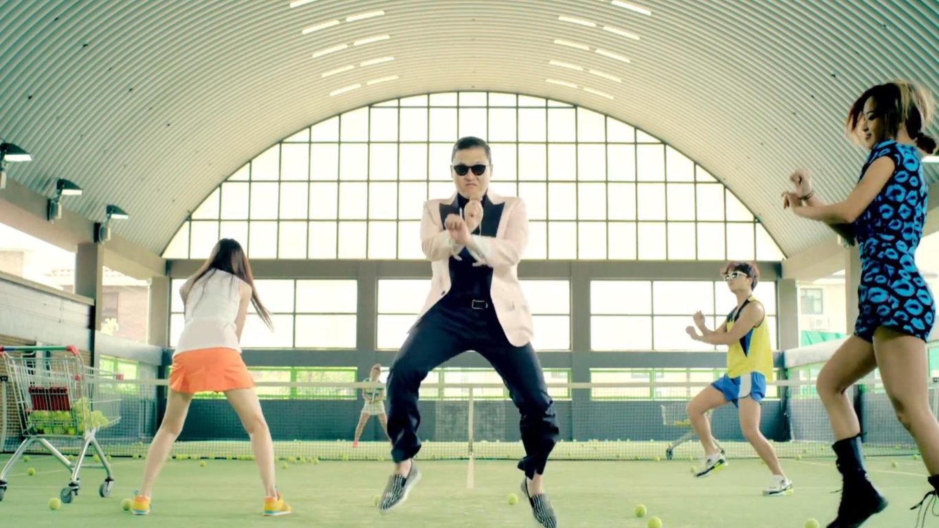 Screenshot №1 pro téma Oppa Gangnam Style 1366x768
