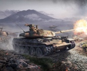 Fondo de pantalla World Of Tanks Battle 176x144
